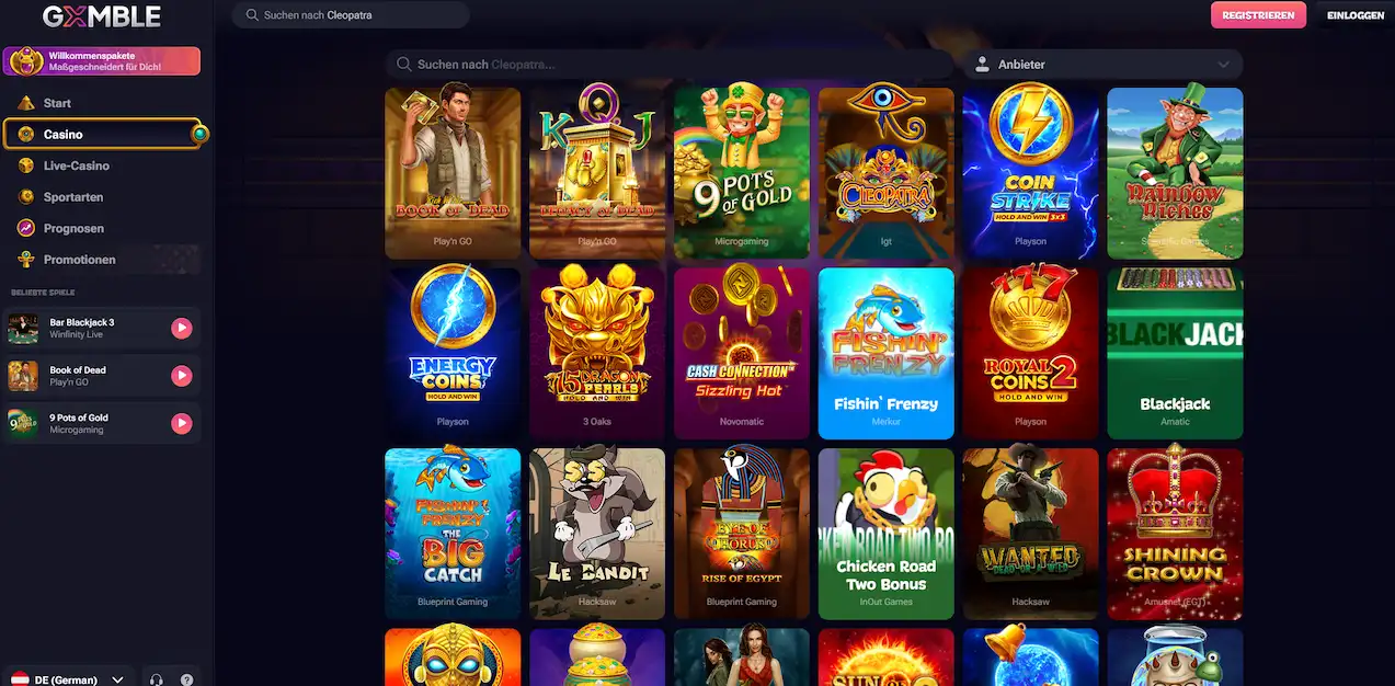 Bonusbedingungen im Casino richtig verstehen – GXMBLE Login & Anmeldung für Spieler aus Deutschland